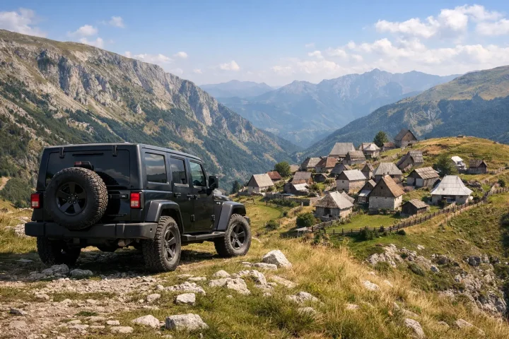 Visit Lukomir With Jeep Wrangler