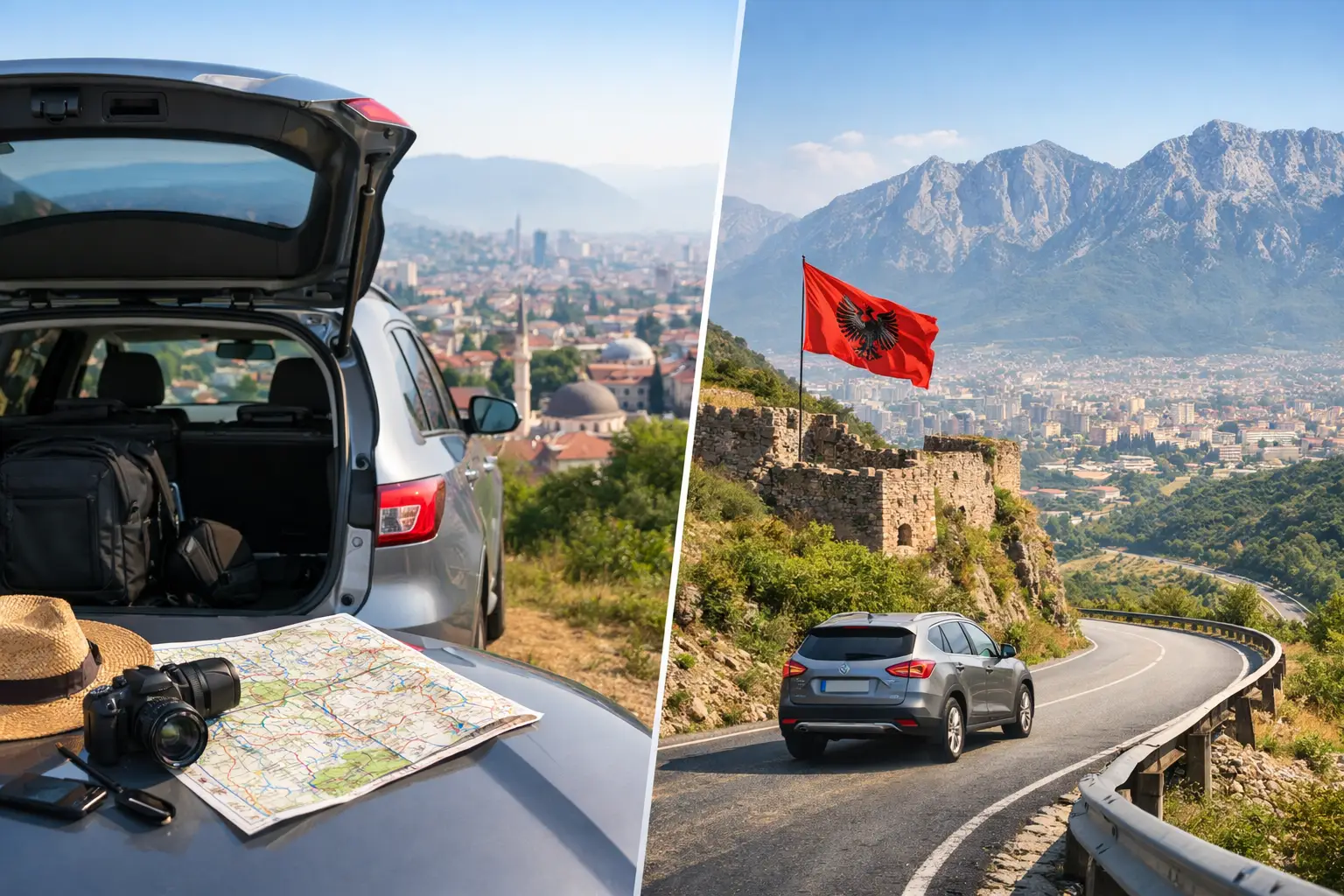 Pick Up in Sarajevo, Drop Off in Tirana by Car