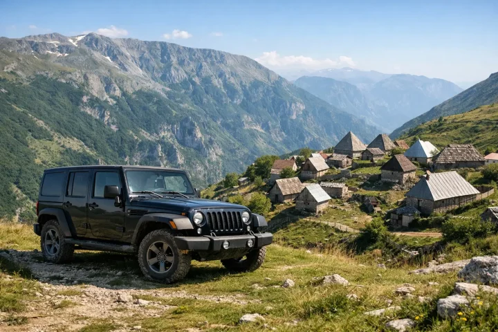 Visit Lukomir and Rent a Jeep Wrangler Safely