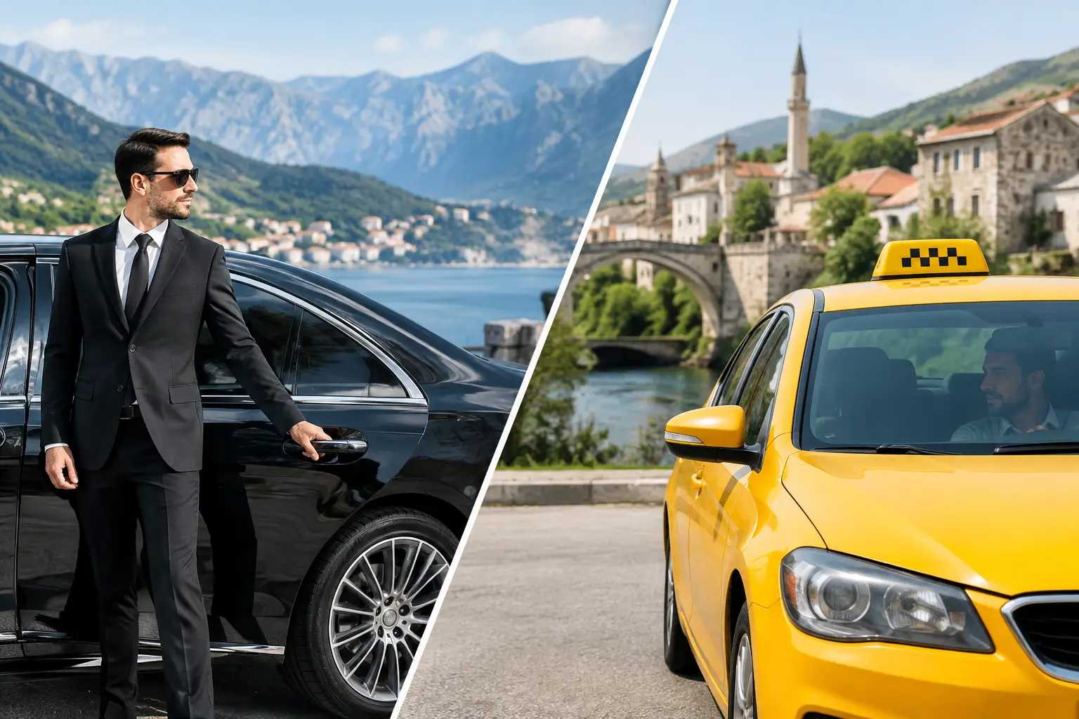 Chauffeur Versus Taxi Transfer for Balkan Trips