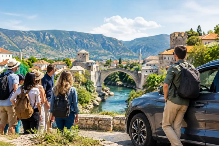 Group Tour or Car Rental in Mostar for Day Trips